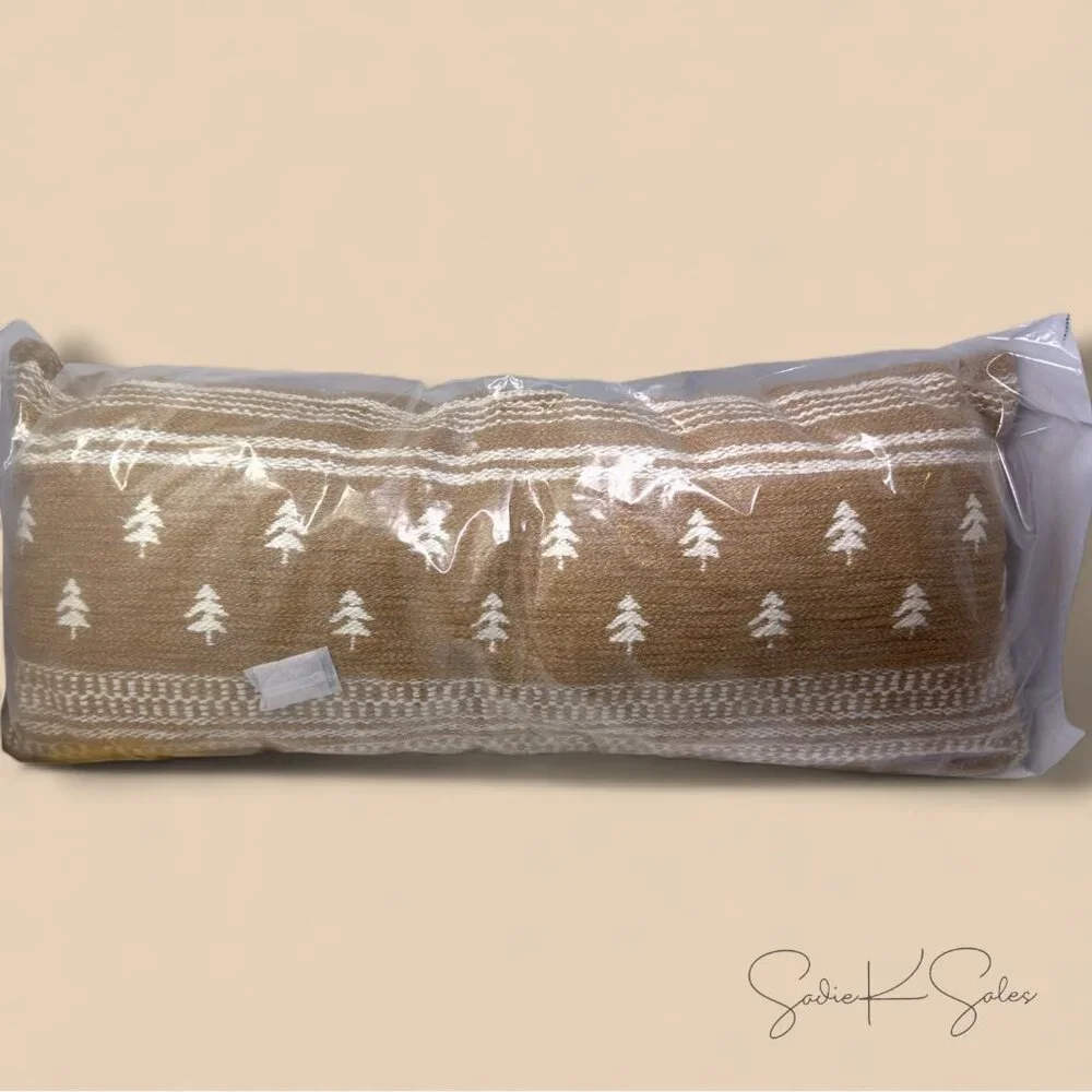 Lumbar Woven Tree‎ Pillow Camel – Threshold Studio McGee, Target Christmas 2023